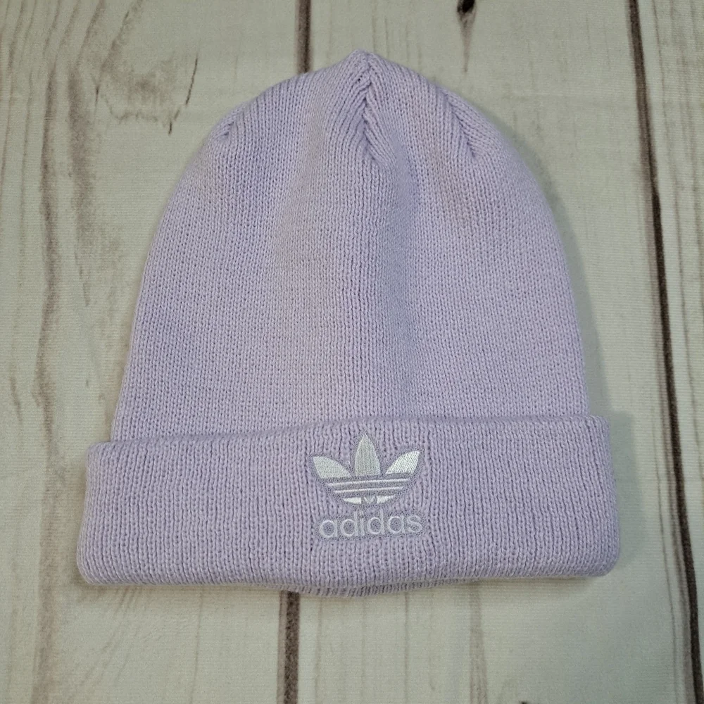 Adidas Lavender Beanie Hat Cap